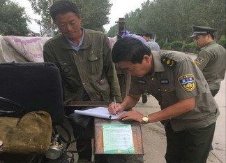 呼伦贝尔市：阿荣旗农机监理站开展旗庆前农机安全大检查活动