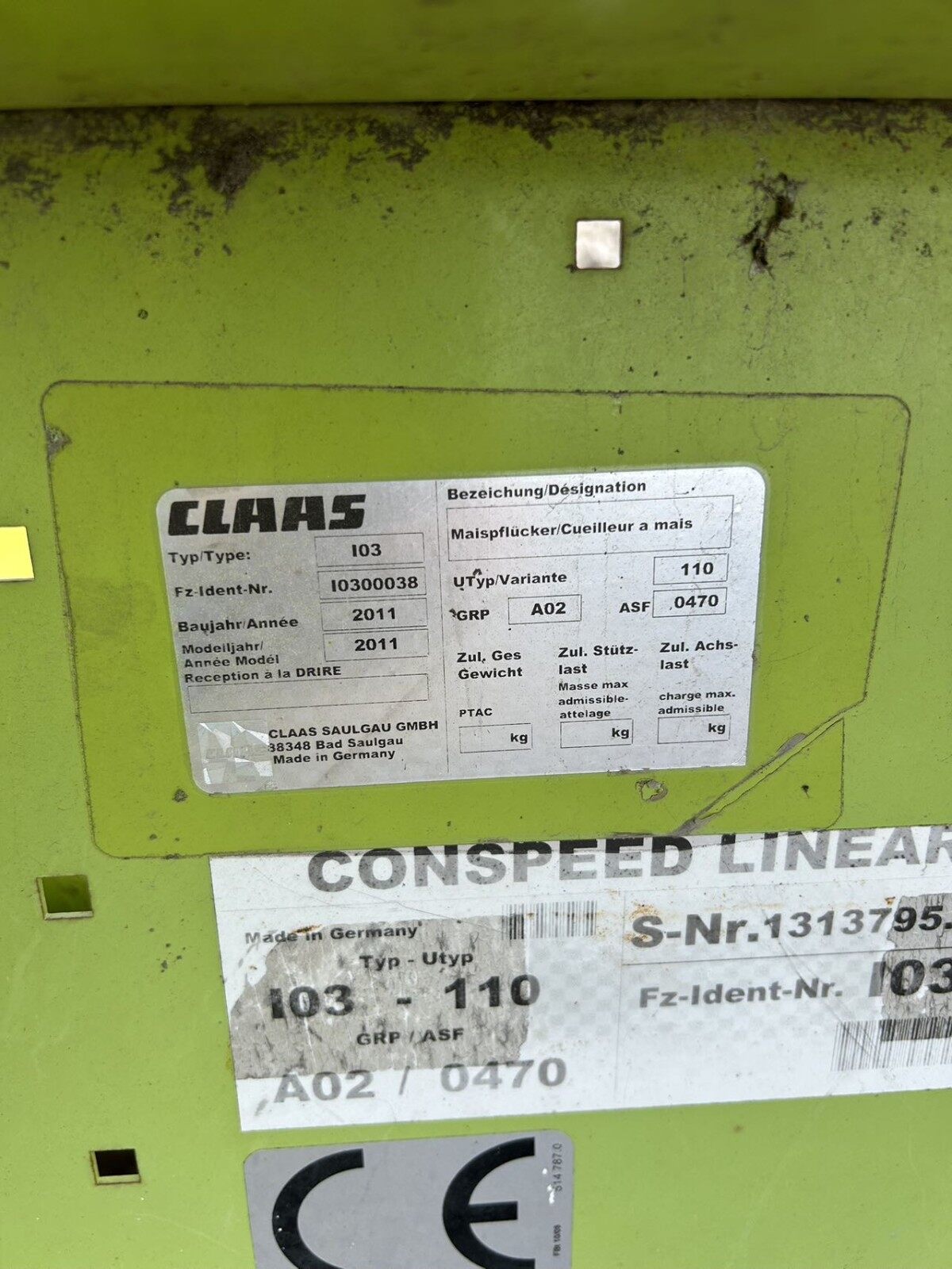 CLAAS 克拉斯克拉斯770TT收割机