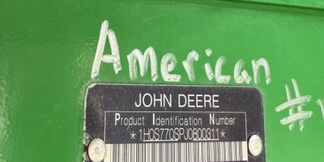 JohnDeere 约翰迪尔S770收割机